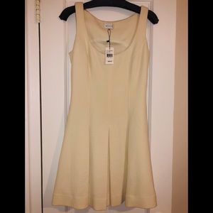 Milly pleated skirt minidress.